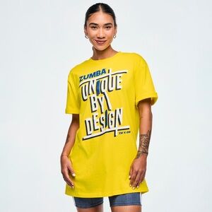 Zumba Unique by Design Yellow Unisex T-Shirt